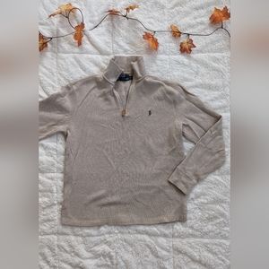 Men's Polo three-quarter zip up